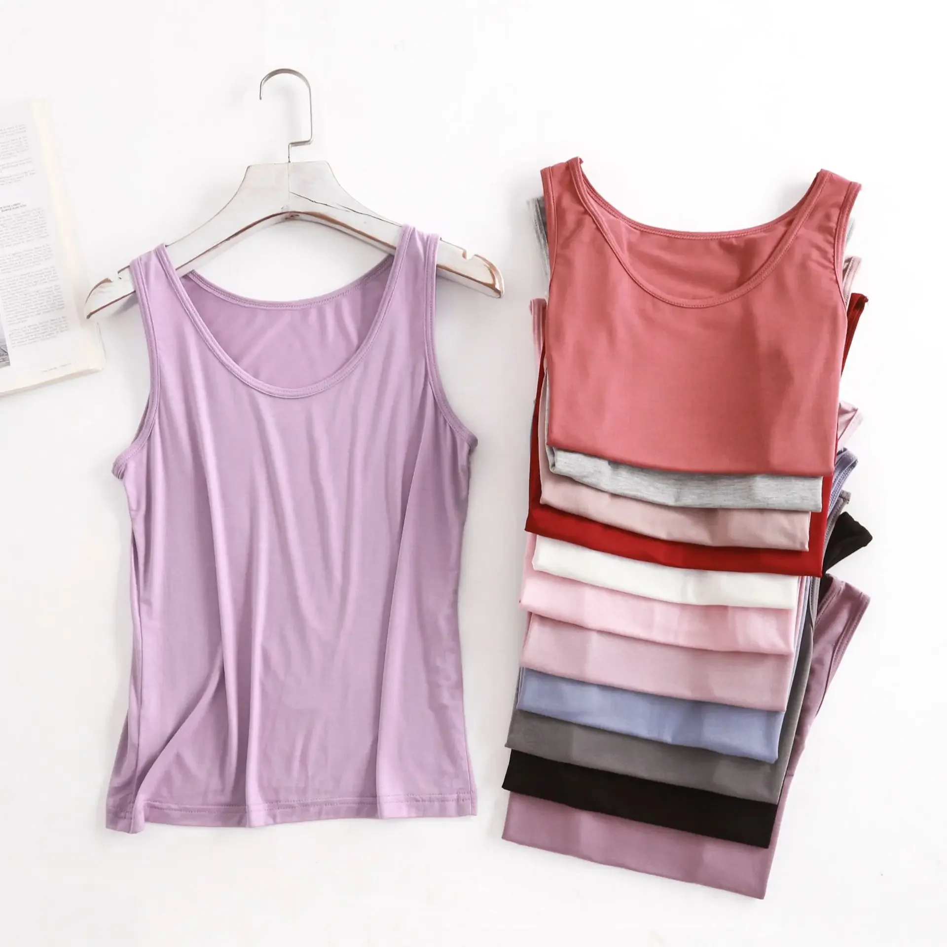 Home Verano Mujer Versatile Summer Color Camisole Tank Pijama Underwear Fit For Ladies Solid Modal Slim Roomwear Tops
Home Verano Mujer Versatile Summer Color Camisole Tank Pijama Underwear Fit For Ladies Solid Modal Slim Roomwear Tops