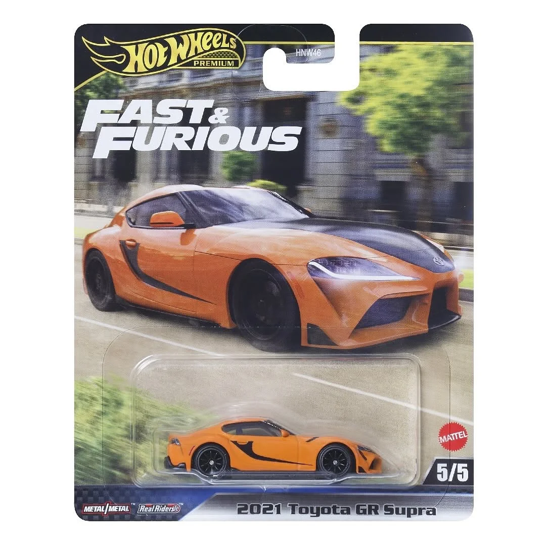 Автомобиль Hot Wheels Fast & Furious 2021, Toyota GR Supra, 1/64, литая металлическая модель игрушки HNW46
Автомобиль Hot Wheels Fast & Furious 2021, Toyota GR Supra, 1/64, литая металлическая модель игрушки HNW46