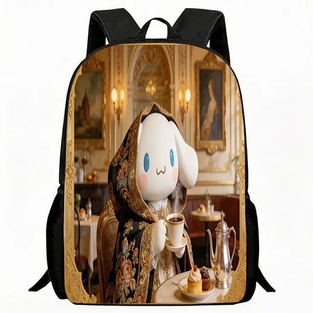 Kids Bag Noble Cartoon Dog Print Backpack Vintage Palace Coffee Scene Design Adjustable Lightweight Breathable School Bag for Ki
Kids Bag Noble Cartoon Dog Print Backpack Vintage Palace Coffee Scene Design Adjustable Lightweight Breathable School Bag for Ki