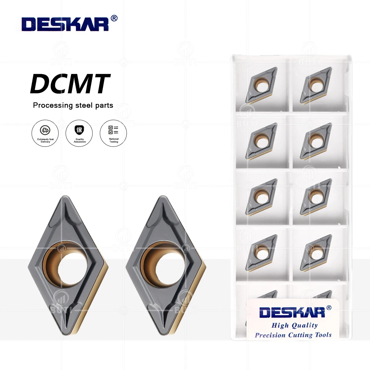 DESKAR DCMT11T304 DCMT11T308 LF9218 100% оригинальные твердосплавные вставки Внутренний токарный инструмент Токарный станок с ЧПУ Инструменты для резки Двухцветное покрытие
DESKAR DCMT11T304 DCMT11T308 LF9218 100% оригинальные твердосплавные вставки Внутренний токарный инструмент Токарный станок с ЧПУ Инструменты для резки Двухцветное покрытие