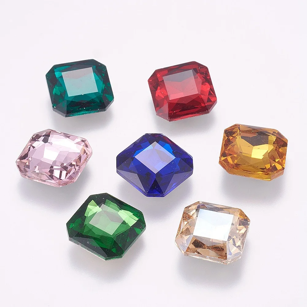 10pcs Pointed Back K9 Glass Rhinestone Cabochons Faceted Back Plated Square Mixed Color for DIY Jewelry 18x18x6mm
10pcs Pointed Back K9 Glass Rhinestone Cabochons Faceted Back Plated Square Mixed Color for DIY Jewelry 18x18x6mm