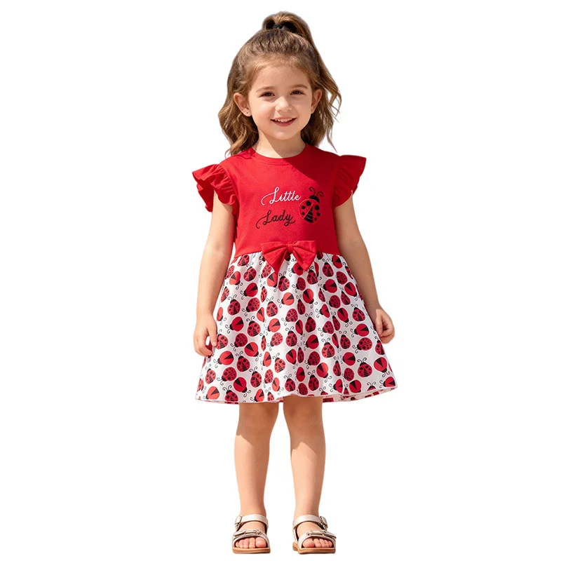 Summer Princess Sleeveless Girls Dresses 2-7T Ladybug Embroidery Short Sleeve Party Birthday Kids Frocks
Summer Princess Sleeveless Girls Dresses 2-7T Ladybug Embroidery Short Sleeve Party Birthday Kids Frocks