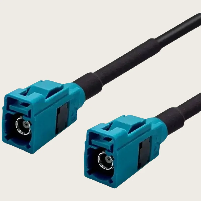 RG58 Cable Fakra-Z type Female to Female dual frequency shielded feeder truck camera video image harness
RG58 Cable Fakra-Z type Female to Female dual frequency shielded feeder truck camera video image harness