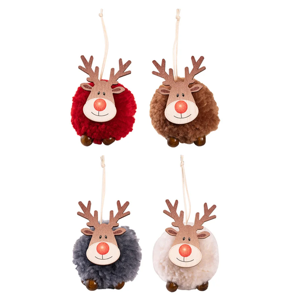 4Pcs Xmas Tree Pendant Elk Design Hanging Ornament Wood Felt Material Christmas Holiday Decor for Wall Door Window Decor
4Pcs Xmas Tree Pendant Elk Design Hanging Ornament Wood Felt Material Christmas Holiday Decor for Wall Door Window Decor