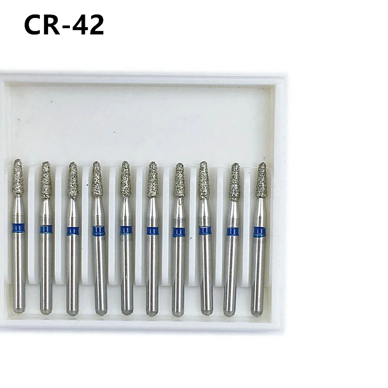 10pcs/box Dental Diamond Burs Drill FG for Teeth Whitening Dentistry Tools CR-42
10pcs/box Dental Diamond Burs Drill FG for Teeth Whitening Dentistry Tools CR-42
