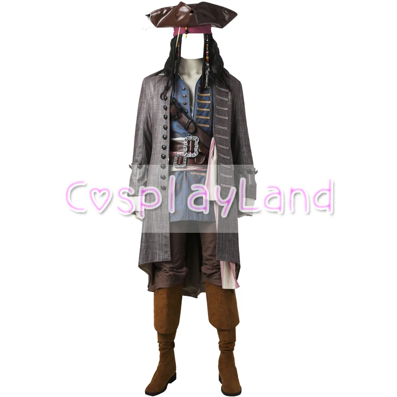 Captain Jack Sparrow Costume Pirates of the Caribbean Cosplay Dead Men Tell No Tales Salazar's Revenge Suit Halloween Adult Men
Captain Jack Sparrow Costume Pirates of the Caribbean Cosplay Dead Men Tell No Tales Salazar's Revenge Suit Halloween Adult Men
