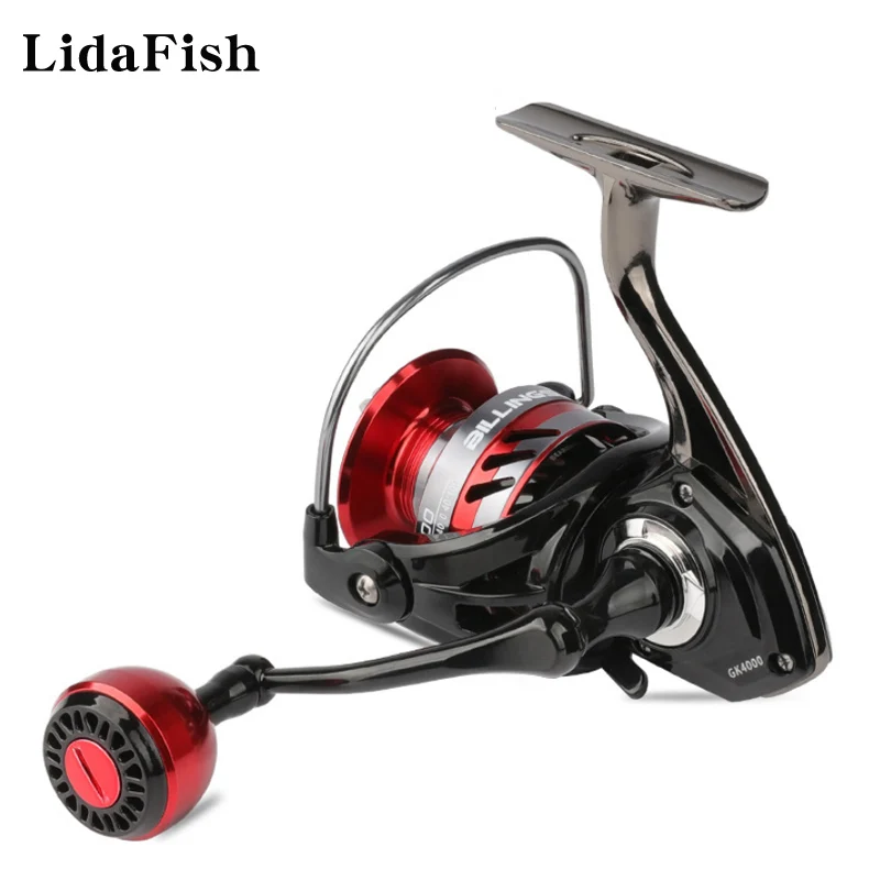 Металлическая катушка LIDAFISH 1000-6000GK-Series 5,2: 1, рыболовная катушка с левой и правой стороны, сменный прочный спиннинг 3 + 1 шарикоподшипник
Металлическая катушка LIDAFISH 1000-6000GK-Series 5,2: 1, рыболовная катушка с левой и правой стороны, сменный прочный спиннинг 3 + 1 шарикоподшипник