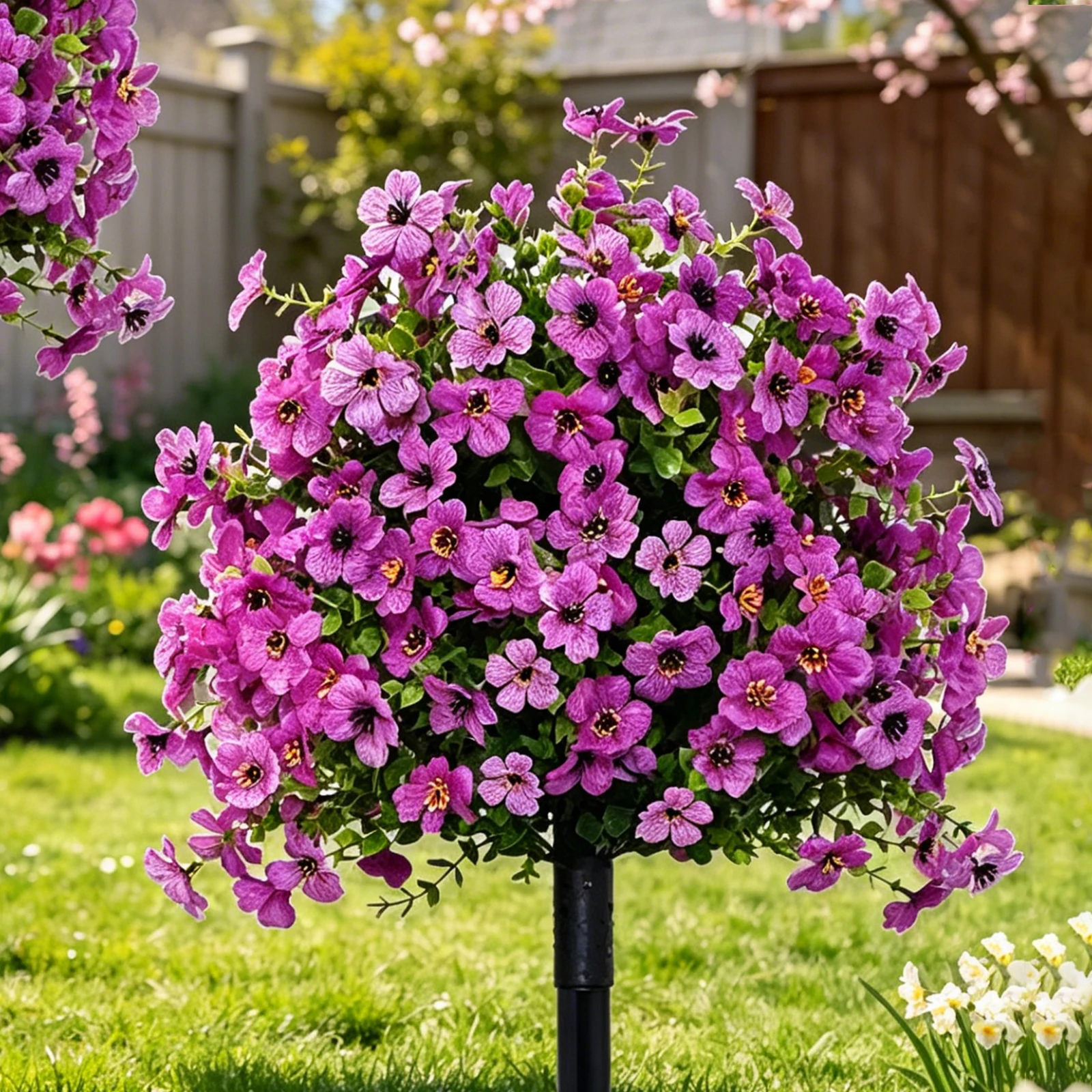 2Pcs 23.62 in Artificial Flower with Ground Stake Faux Flower Garden Stakes Easy Install for Porch Patio Balcony Planter Yard
2Pcs 23.62 in Artificial Flower with Ground Stake Faux Flower Garden Stakes Easy Install for Porch Patio Balcony Planter Yard