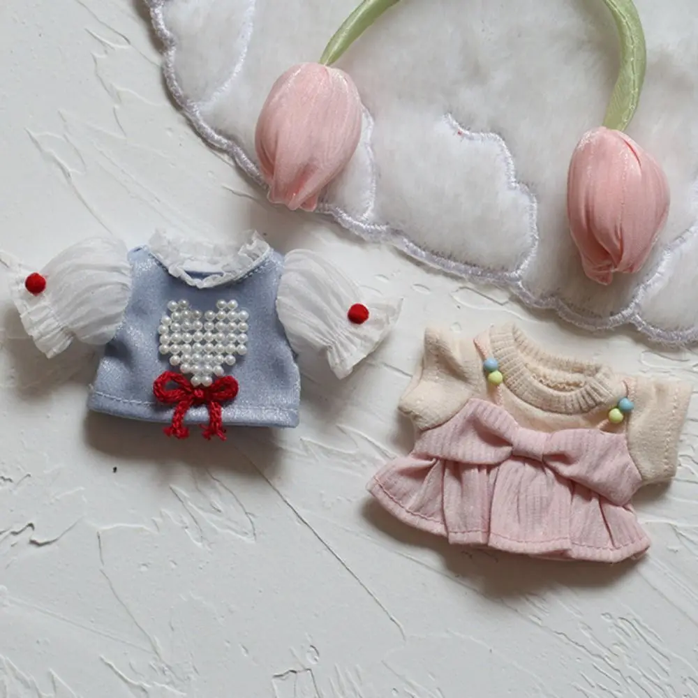 Cotton Doll Clothes Undershirt Princess Dress Bow 12cm Plush Doll Clothes Fashion Style High Quality No Attributes Doll Clothes
Cotton Doll Clothes Undershirt Princess Dress Bow 12cm Plush Doll Clothes Fashion Style High Quality No Attributes Doll Clothes