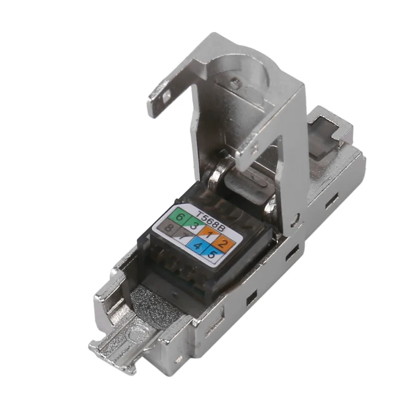 B28C-24Pcs Tool-Free Shielded RJ45 Cat 7 Termination Plug Cat7 Plug / Cat7 Connector Connectors Modular 23/24AWG-Black
B28C-24Pcs Tool-Free Shielded RJ45 Cat 7 Termination Plug Cat7 Plug / Cat7 Connector Connectors Modular 23/24AWG-Black