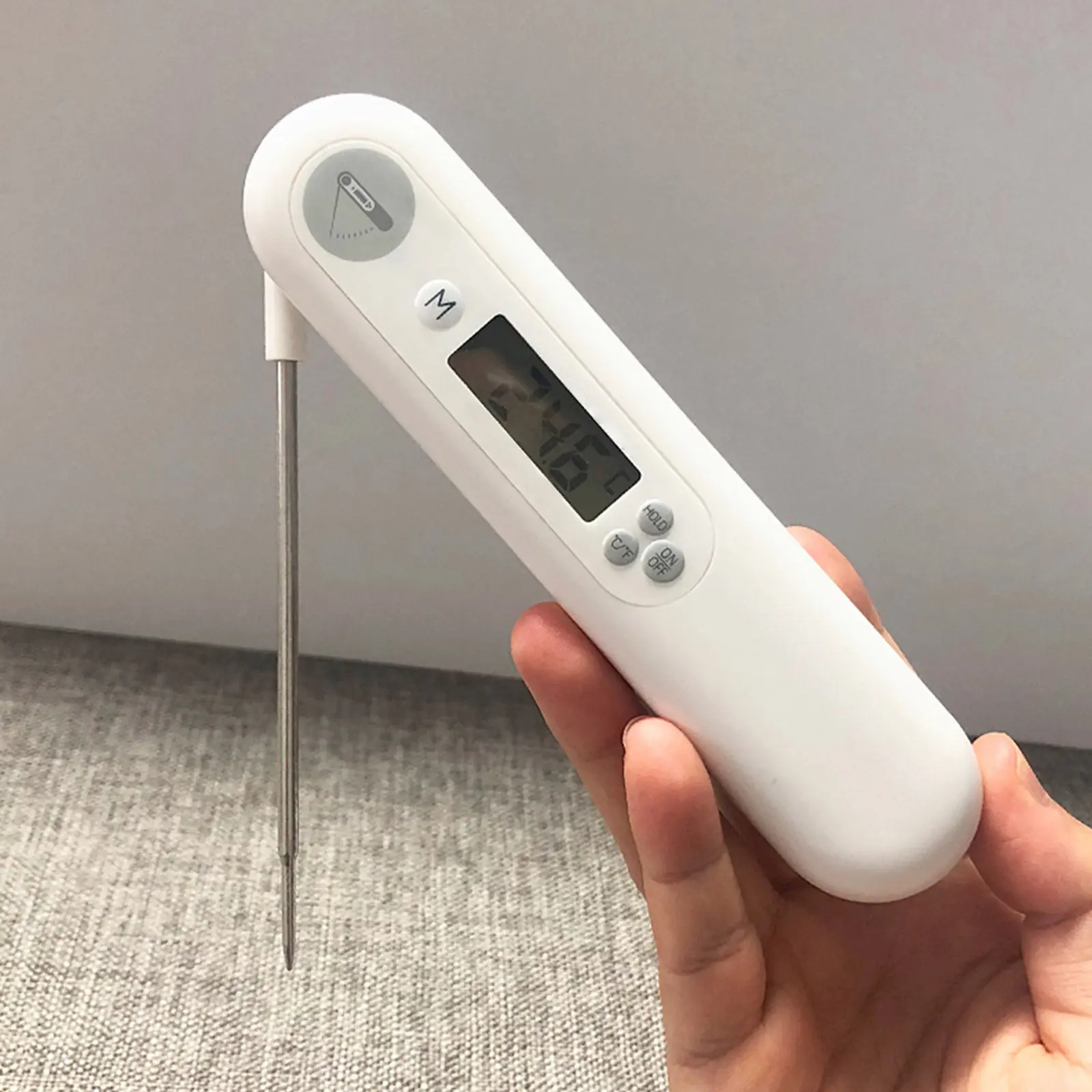 Digital Meat Thermometer with Backlit LCD Display Portable Compact Grill Bbq Food Cooking Thermometer for Steak Fish Candy
Digital Meat Thermometer with Backlit LCD Display Portable Compact Grill Bbq Food Cooking Thermometer for Steak Fish Candy