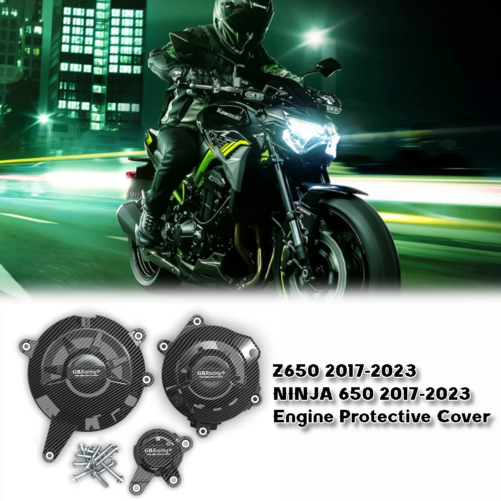 Motorcycle Engine Cover Sets Bonnet Protector Engine Cover FOR KAWASAKI Z650 2017-2023 NINJA 650 2017-2023
Motorcycle Engine Cover Sets Bonnet Protector Engine Cover FOR KAWASAKI Z650 2017-2023 NINJA 650 2017-2023