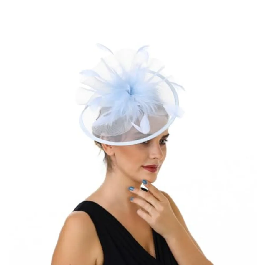 SAFERIN Women's Fascinators Feathers Tea Party Hat Veil Headband with Hair Clip for Cocktail Church
SAFERIN Women's Fascinators Feathers Tea Party Hat Veil Headband with Hair Clip for Cocktail Church