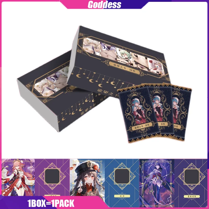 Goddess Card FURONG Anime Figure Playing Cards Booster Box Toys Mistery Box Board Games Birthday Gifts for Boys and Girls
Goddess Card FURONG Anime Figure Playing Cards Booster Box Toys Mistery Box Board Games Birthday Gifts for Boys and Girls