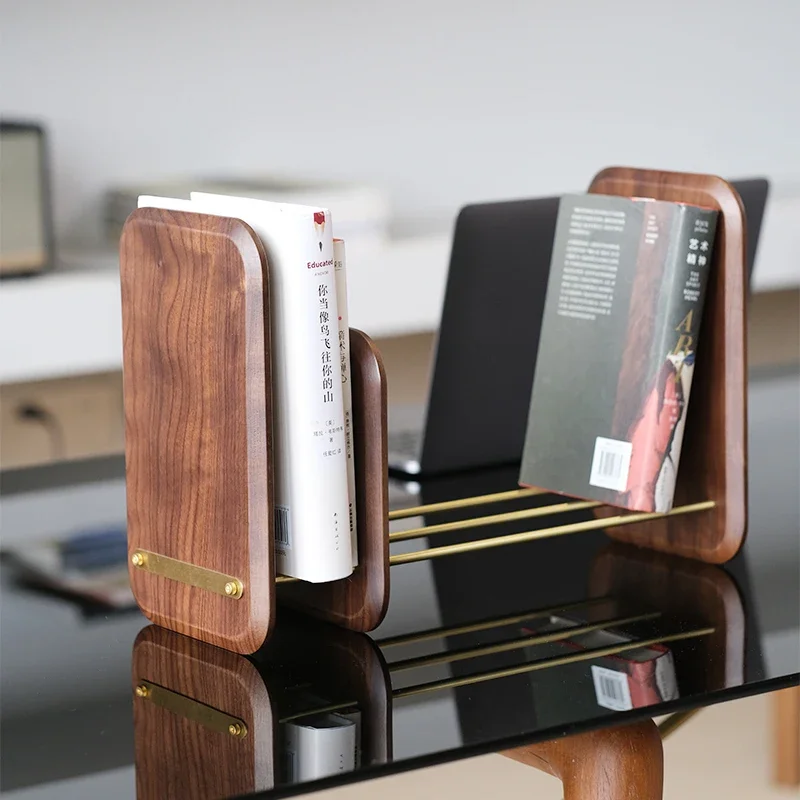 Black Walnut Wood Book Stand Adjustable Office Desk Book Holder Stable Desktop Organizer Creative Document Storage Rack
Black Walnut Wood Book Stand Adjustable Office Desk Book Holder Stable Desktop Organizer Creative Document Storage Rack