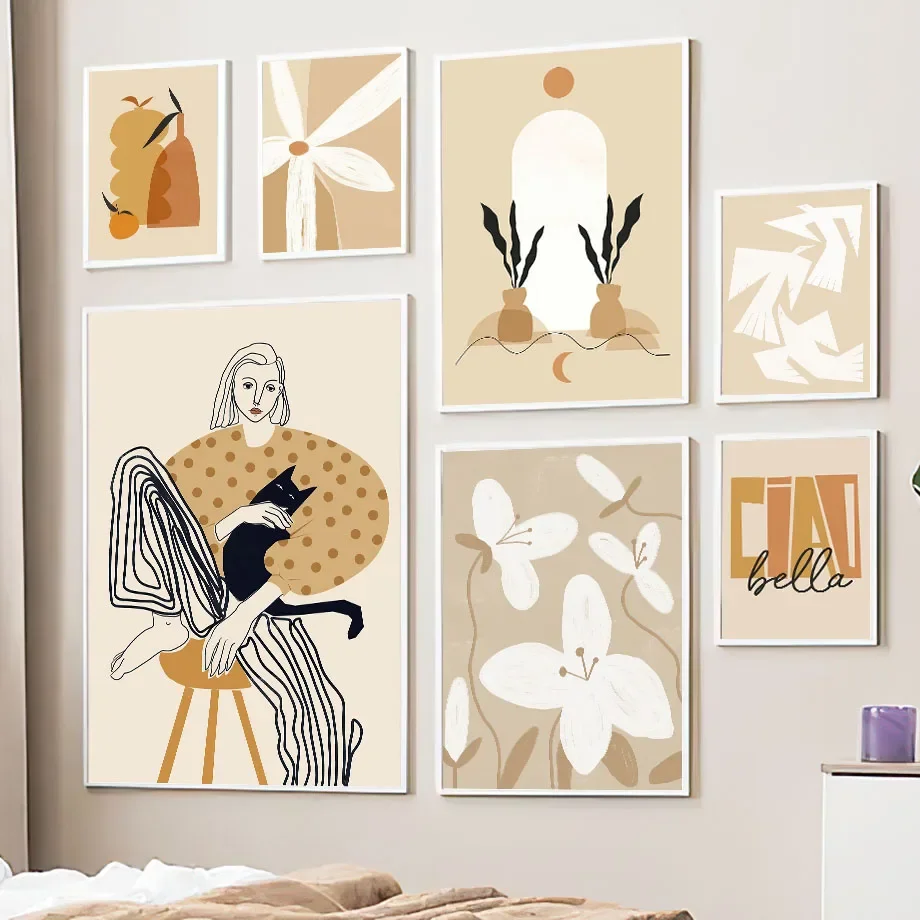 Vintage Boho Girls Geometric Vase Shapes Wall Art Posters Prints Nordic Canvas Painting Abstract Pictures For Living Room Decor
Vintage Boho Girls Geometric Vase Shapes Wall Art Posters Prints Nordic Canvas Painting Abstract Pictures For Living Room Decor