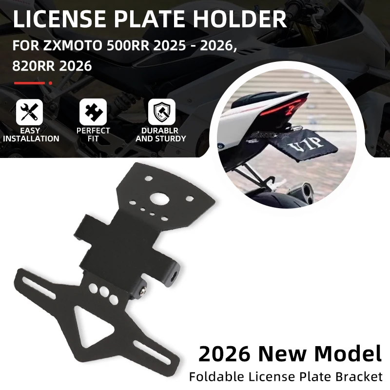 For ZXMOTO 500RR 2026 820RR 2025 ZX MOTO 500 820 RR Motorcycle Rear Tail Tidy Fender Eliminator Kit License Plate Holder Bracket
For ZXMOTO 500RR 2026 820RR 2025 ZX MOTO 500 820 RR Motorcycle Rear Tail Tidy Fender Eliminator Kit License Plate Holder Bracket