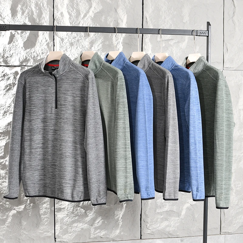Men's Outdoor Long Sleeve Sweatshirt Polyester Spandex Fabric Stand Collar Half Zipper Cardigan Autumn Winter Thickened Jacket
Men's Outdoor Long Sleeve Sweatshirt Polyester Spandex Fabric Stand Collar Half Zipper Cardigan Autumn Winter Thickened Jacket