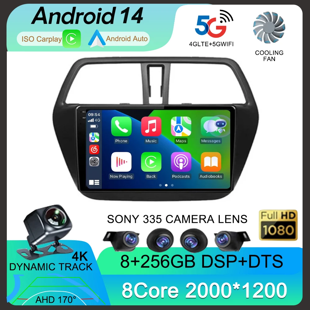 Android 14 Car Radio For Suzuki SX4 - CROSS 2014 - 2017 android navigation GPS radio stereo video multimedia player NO 2 DIN
Android 14 Car Radio For Suzuki SX4 - CROSS 2014 - 2017 android navigation GPS radio stereo video multimedia player NO 2 DIN