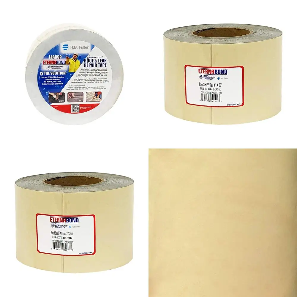 4 x 50' UV Stable MicroSealant Tape for RV Roof Repair - 35 mil Thick Waterproof Sealant
4 x 50' UV Stable MicroSealant Tape for RV Roof Repair - 35 mil Thick Waterproof Sealant