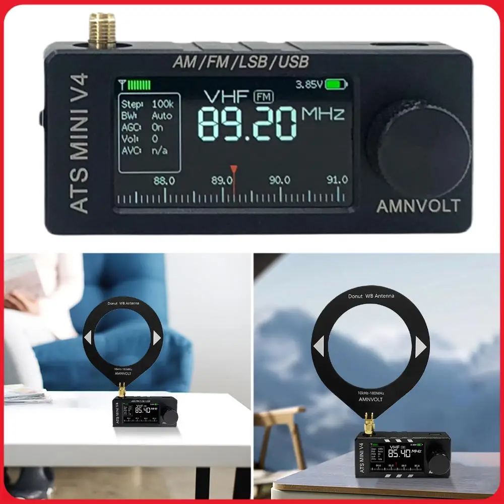 Радиоприемник AMNVOLT V4 ATS MINI с усилителем для наушников, USB, транзисторный карманный радиоприемник с DSP Si4732 для прогулок, походов и кемпинга
Радиоприемник AMNVOLT V4 ATS MINI с усилителем для наушников, USB, транзисторный карманный радиоприемник с DSP Si4732 для прогулок, походов и кемпинга