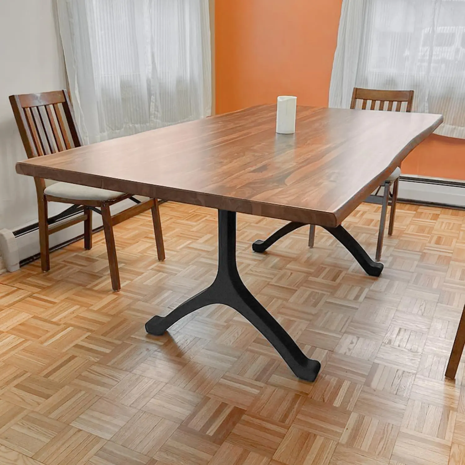 28" H 437 Wishbone Handcrafted Black Metal Table Legs and Bases for Dining Tables Steel Desk Legs Rust-Resistant, Adjustable Fur
28" H 437 Wishbone Handcrafted Black Metal Table Legs and Bases for Dining Tables Steel Desk Legs Rust-Resistant, Adjustable Fur