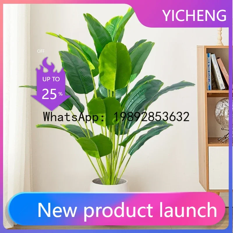LYY Artificial Plants Large Tropical Palm Tree Fake Banana Plants Leaves Real Touch Plastic Monstera For Home Garden Party Decor
LYY Artificial Plants Large Tropical Palm Tree Fake Banana Plants Leaves Real Touch Plastic Monstera For Home Garden Party Decor