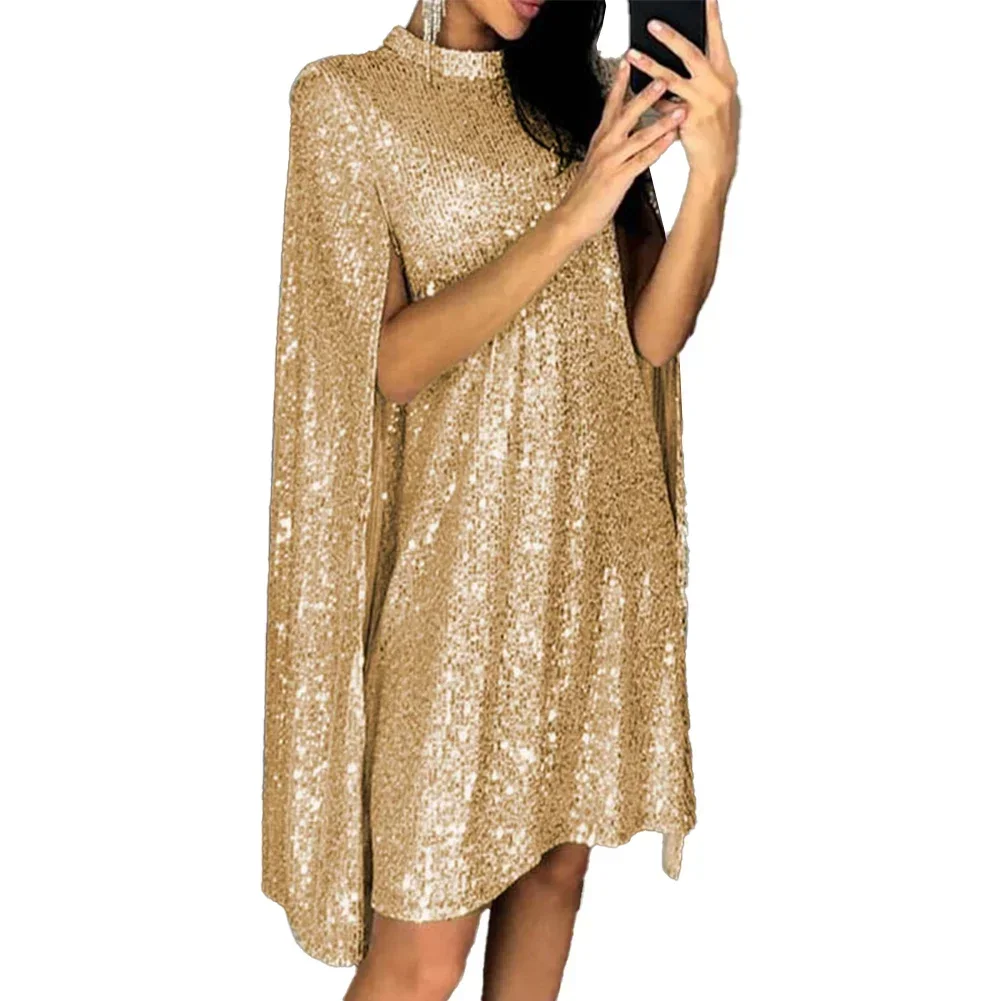 Short Dresses Party Dress Dress Prom Sequin Sexy Silver Ball Banquet Cloak Sleeves Female Gold Loose Mock Neck
Short Dresses Party Dress Dress Prom Sequin Sexy Silver Ball Banquet Cloak Sleeves Female Gold Loose Mock Neck