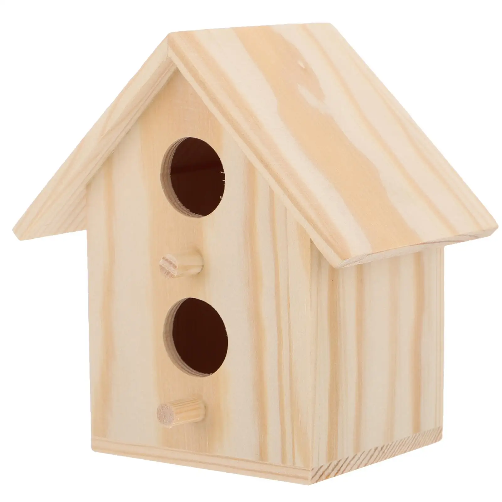 2 Pcs Wooden Bird Nest Cage Accessory Durable Safe Hut Style Breeding Box Incubation Case Pet Ornament Small Birds
2 Pcs Wooden Bird Nest Cage Accessory Durable Safe Hut Style Breeding Box Incubation Case Pet Ornament Small Birds