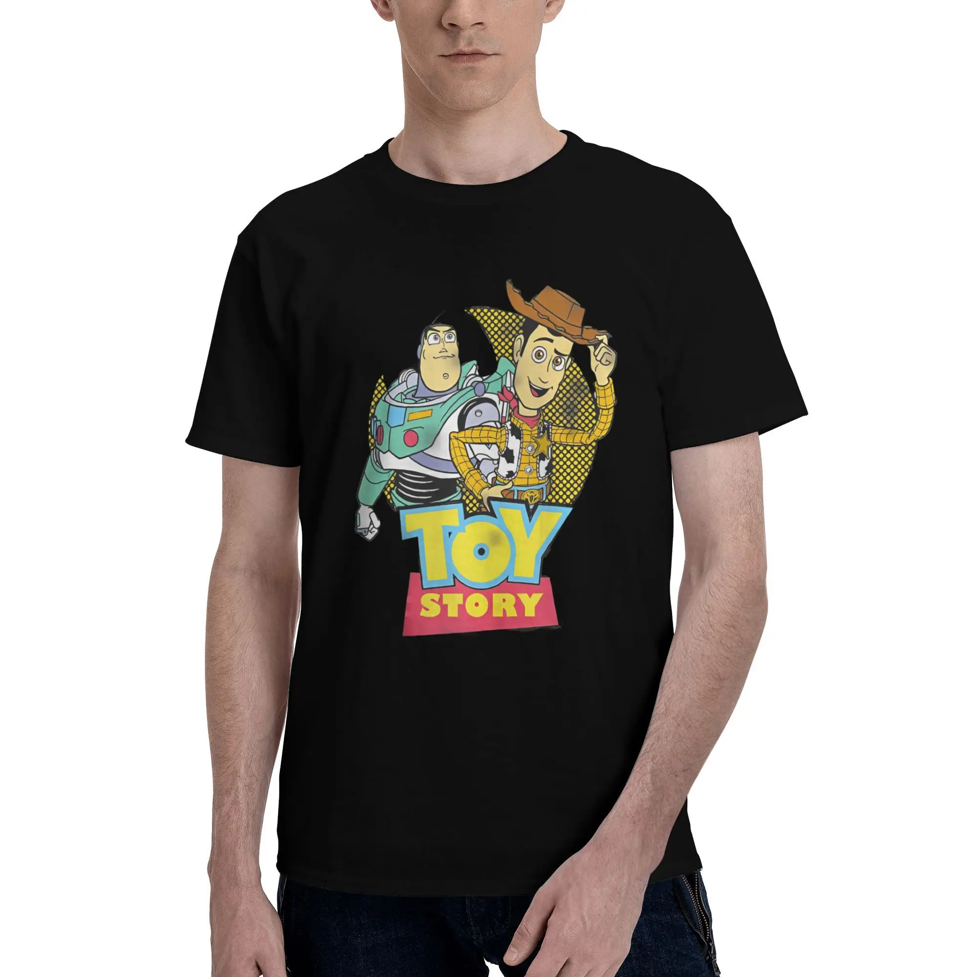 Novelty Toy Story Group Woody T-Shirt Men Crewneck 100% Cotton T Shirts Short Sleeve Tees 4XL 5XL 6XL Clothes
Novelty Toy Story Group Woody T-Shirt Men Crewneck 100% Cotton T Shirts Short Sleeve Tees 4XL 5XL 6XL Clothes