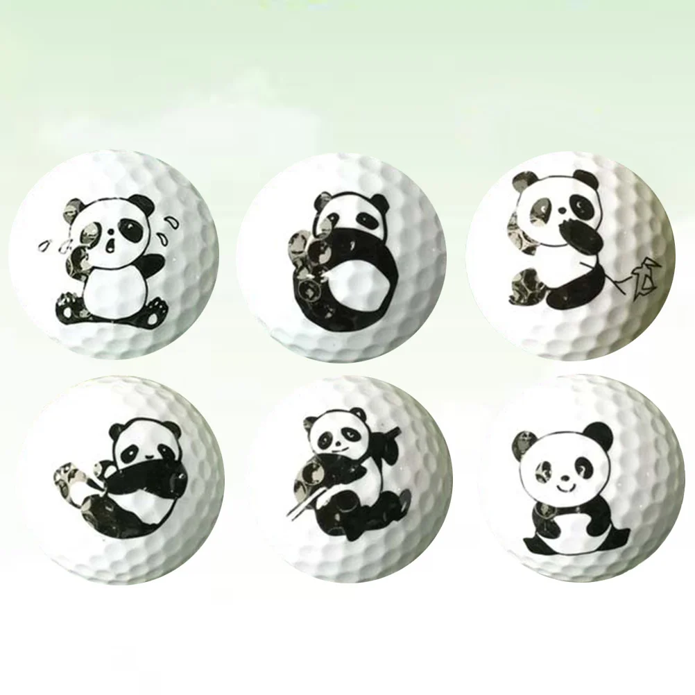 6Pcs Golf Practice Balls Cartoon Panda Design Soft Flexible Lightweight Training Balls Safe for Indoor Outdoor Approach Shot
6Pcs Golf Practice Balls Cartoon Panda Design Soft Flexible Lightweight Training Balls Safe for Indoor Outdoor Approach Shot