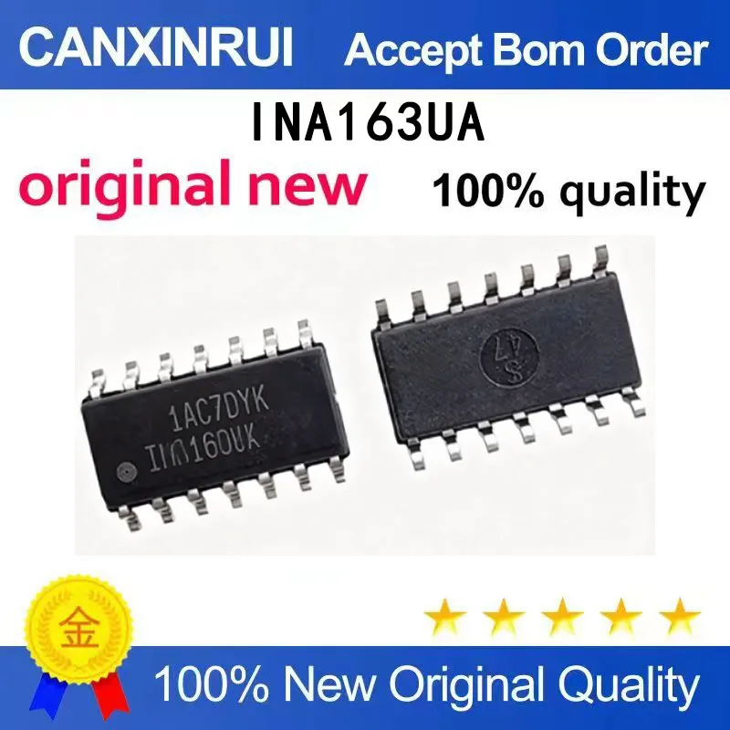 (5-100 pieces)Brand new original INA163UA INA163 SOP14 instrument operational amplifier spot chip IC
(5-100 pieces)Brand new original INA163UA INA163 SOP14 instrument operational amplifier spot chip IC