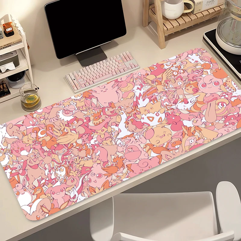 Large Anime Mouse Pad 90x40cm Pokemon Jigglypuff Carpet Laptop Pc Gamer Keyboard Mat Mousepad Edge White Tassel Rubber Table Mat
Large Anime Mouse Pad 90x40cm Pokemon Jigglypuff Carpet Laptop Pc Gamer Keyboard Mat Mousepad Edge White Tassel Rubber Table Mat