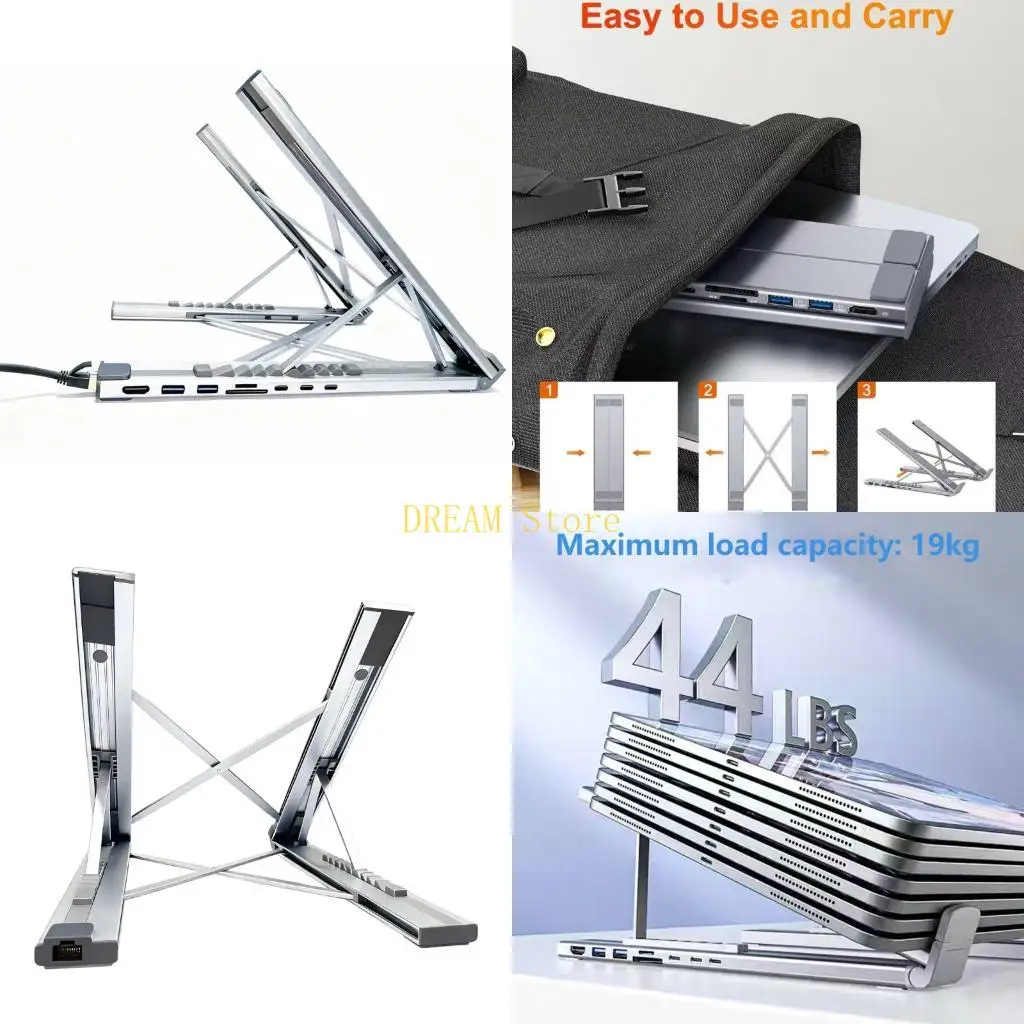Aluminum Multiports Type C Hubs With 100WPD Charging Card Reader And Adjustable best sale
Aluminum Multiports Type C Hubs With 100WPD Charging Card Reader And Adjustable best sale
