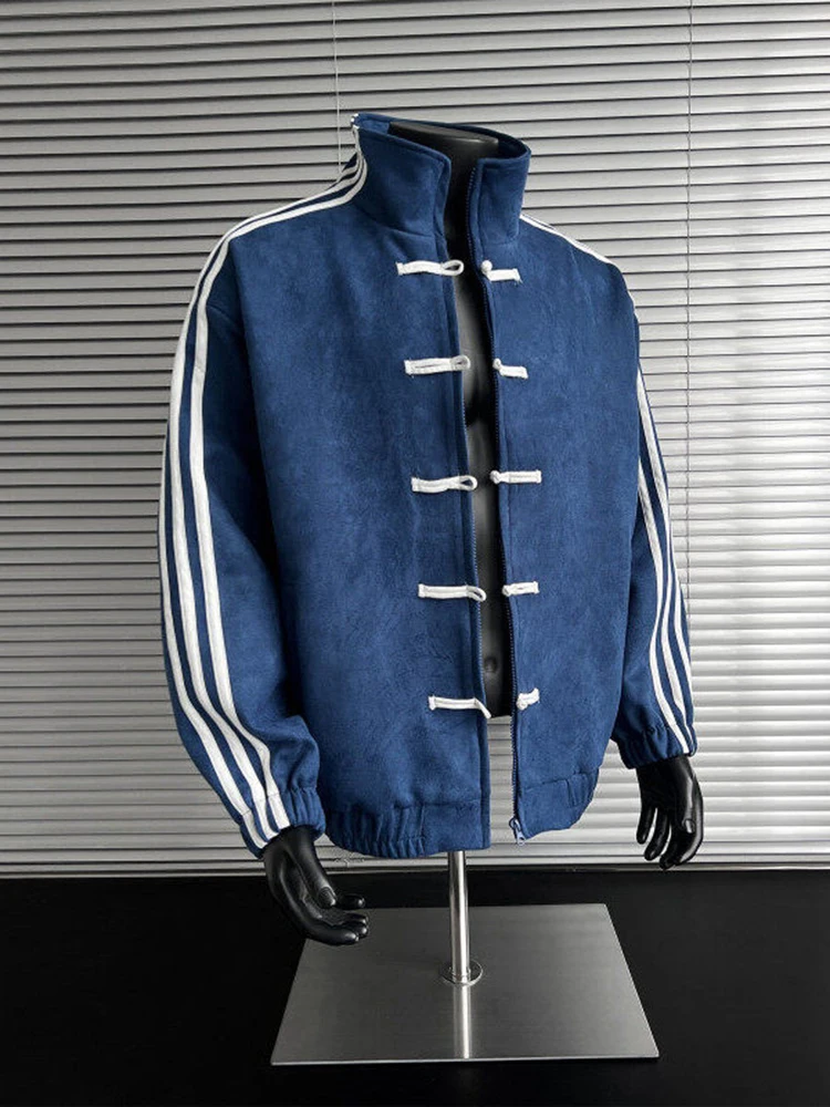 American Sle Tee Bars Stand Collar Jaet Men's Spring ular New Chinese Sle Button Outerwear High End Tang Costume Top 
American Sle Tee Bars Stand Collar Jaet Men's Spring ular New Chinese Sle Button Outerwear High End Tang Costume Top