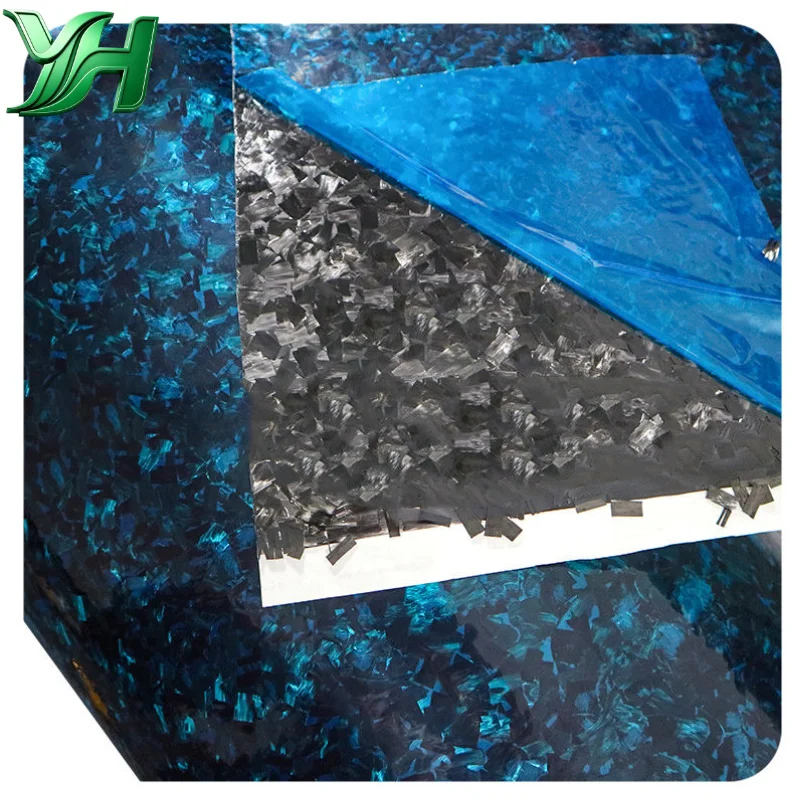 12K Forged Carbon Fiber Prepreg Fabric Chopped Weave Epoxy Impregnated Sheet for Automotive Interior Exterior Parts
12K Forged Carbon Fiber Prepreg Fabric Chopped Weave Epoxy Impregnated Sheet for Automotive Interior Exterior Parts