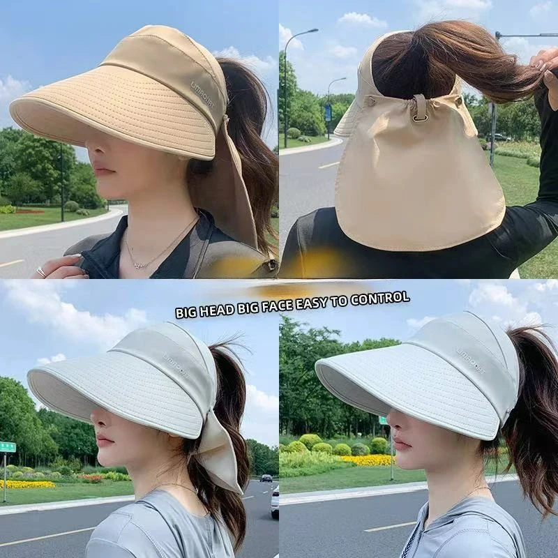 Women's UV Protection Hat Summer Outdoor Sports Cap Ponytail Baseball Hat Visor Sunscreen Adjustable for Golf Tennis Running
Women's UV Protection Hat Summer Outdoor Sports Cap Ponytail Baseball Hat Visor Sunscreen Adjustable for Golf Tennis Running