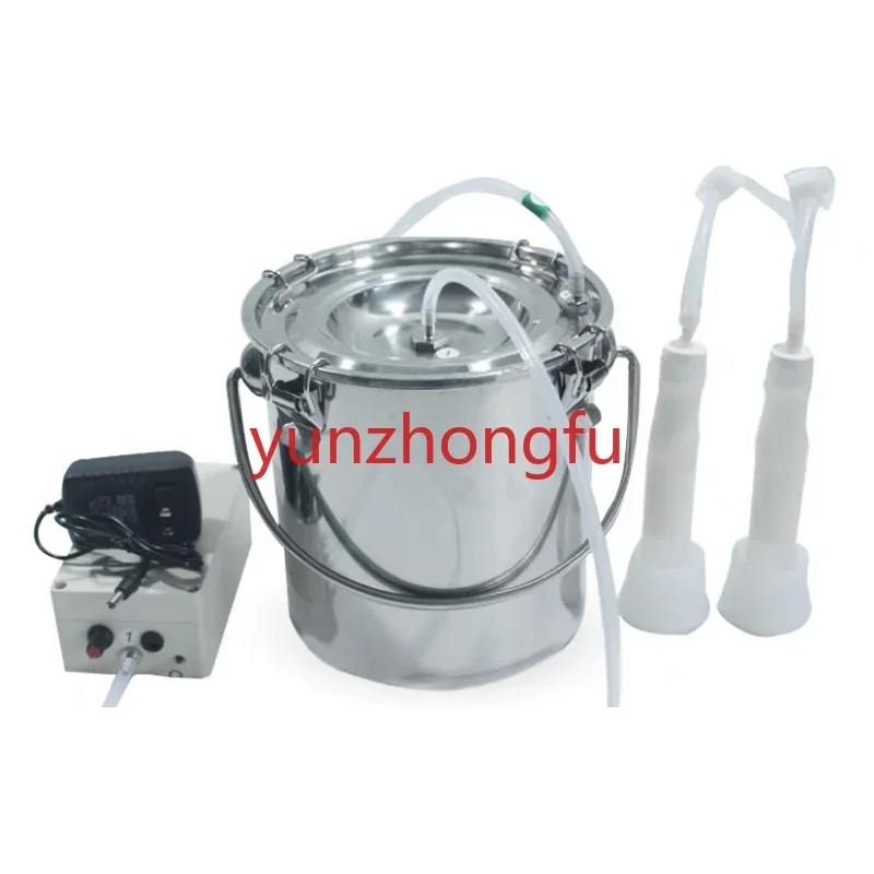 5L Electric Milking Machine for Cattle Goat Pulsating Stainless Steel Milker Bucket Farm Livestock Tools.
5L Electric Milking Machine for Cattle Goat Pulsating Stainless Steel Milker Bucket Farm Livestock Tools.