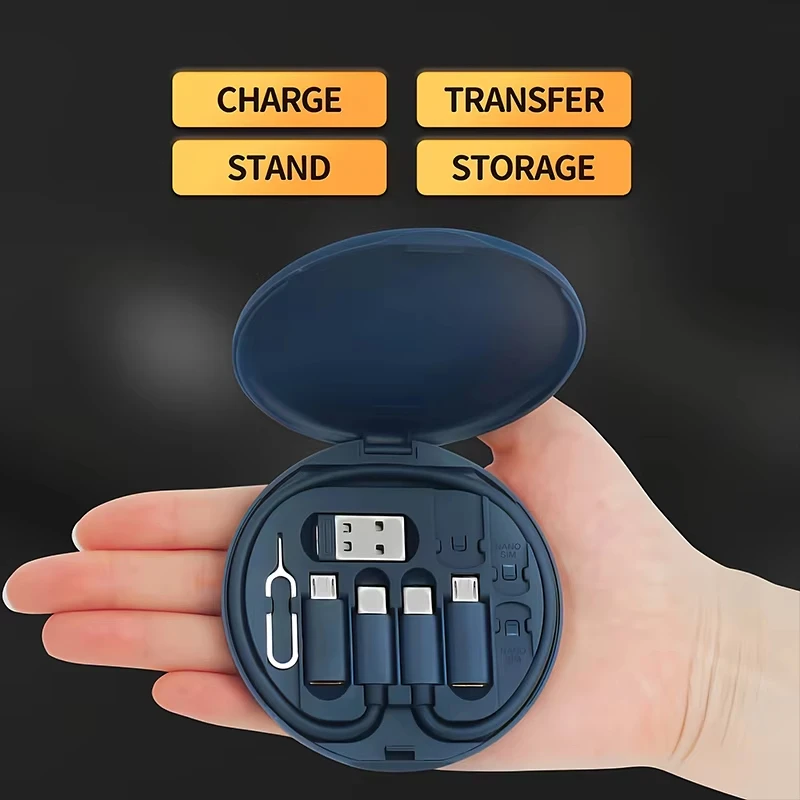 PD 60W Multifunctional USB Type C Data Cable Set Fast Charging For IPhone Xiaomi Charger Storage Box Adapter Card Pin Travel Box
PD 60W Multifunctional USB Type C Data Cable Set Fast Charging For IPhone Xiaomi Charger Storage Box Adapter Card Pin Travel Box