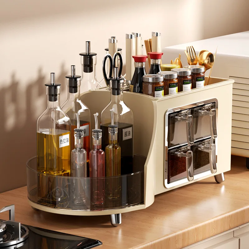 Countertop Kitchen Condiment Organizer, Multi-purpose Plastic Storage Rack for Chopsticks, Knives, Sauce Bottles & Seasonings
Countertop Kitchen Condiment Organizer, Multi-purpose Plastic Storage Rack for Chopsticks, Knives, Sauce Bottles & Seasonings