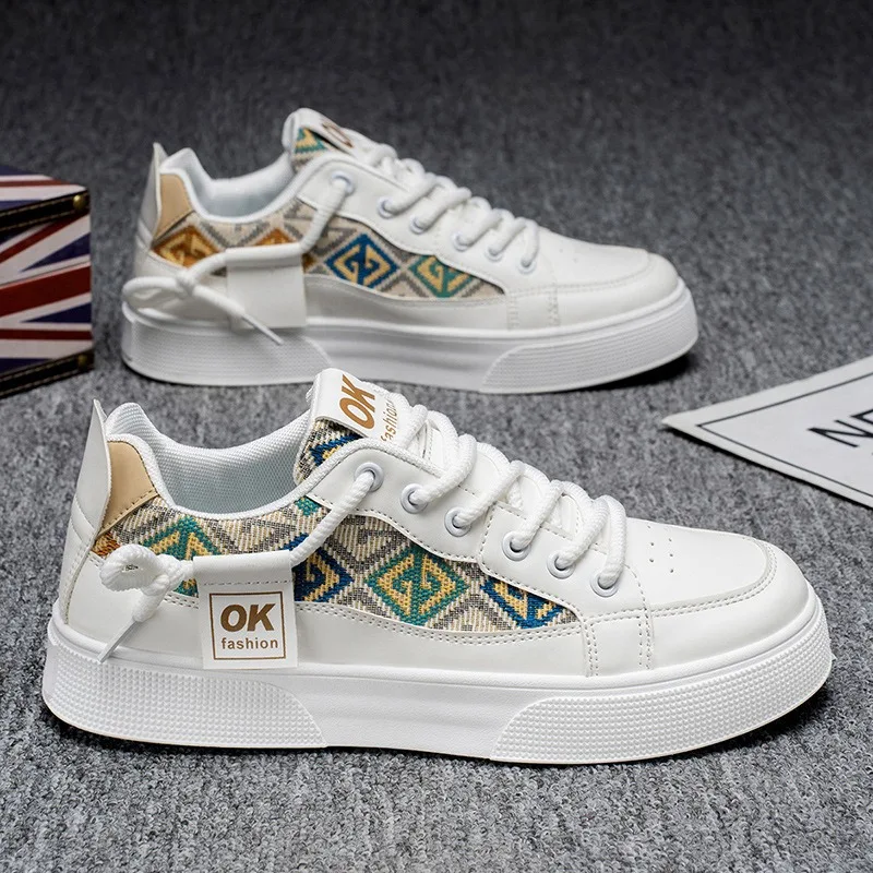 Новая летняя легкая дышащая повседневная обувь, студенческая трендовая обувь для доски, нескользящие универсальные мужские кроссовки на платформе, обувь на плоской подошве для ленивых
Новая летняя легкая дышащая повседневная обувь, студенческая трендовая обувь для доски, нескользящие универсальные мужские кроссовки на платформе, обувь на плоской подошве для ленивых