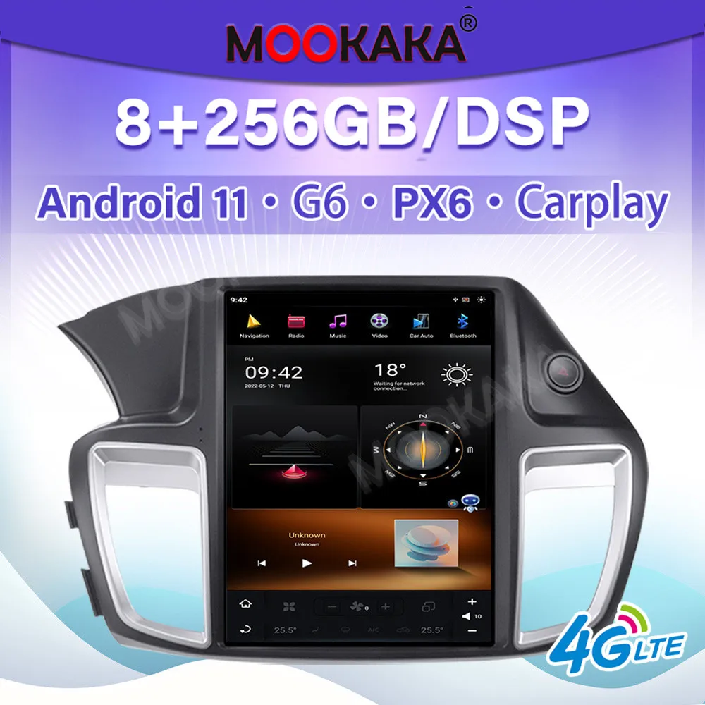 Для Honda Accord 9 2012-2017 Android 11 Автомобильный мультимедийный плеер Авто радио GPS навигация аудио стерео
Для Honda Accord 9 2012-2017 Android 11 Автомобильный мультимедийный плеер Авто радио GPS навигация аудио стерео