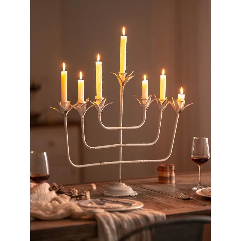 candle holder ornament palace style seven-headed wrought iron restaurant romantic atmosphere decoration candle holder
candle holder ornament palace style seven-headed wrought iron restaurant romantic atmosphere decoration candle holder