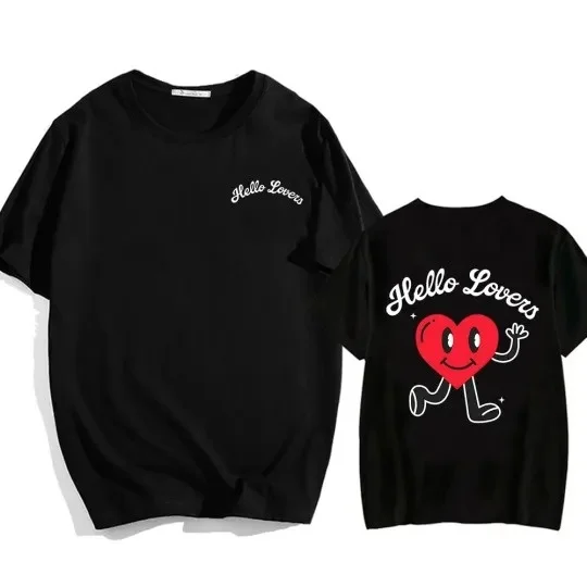 Crew Neck T - Shirt with Vintage Sweet Creative - Inspired Graphic Featuring Hello Lovers Art for Fashion Enthusiasts
Crew Neck T - Shirt with Vintage Sweet Creative - Inspired Graphic Featuring Hello Lovers Art for Fashion Enthusiasts