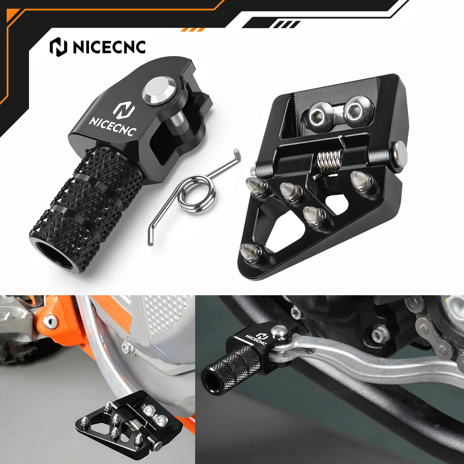 NICECNC 2017-2024 для KTM EXC 300 TPI для Husqvarna TE 300 300I GasGas Регулируемый наконечник рычага переключения передач и складной наконечник педали тормоза
NICECNC 2017-2024 для KTM EXC 300 TPI для Husqvarna TE 300 300I GasGas Регулируемый наконечник рычага переключения передач и складной наконечник педали тормоза