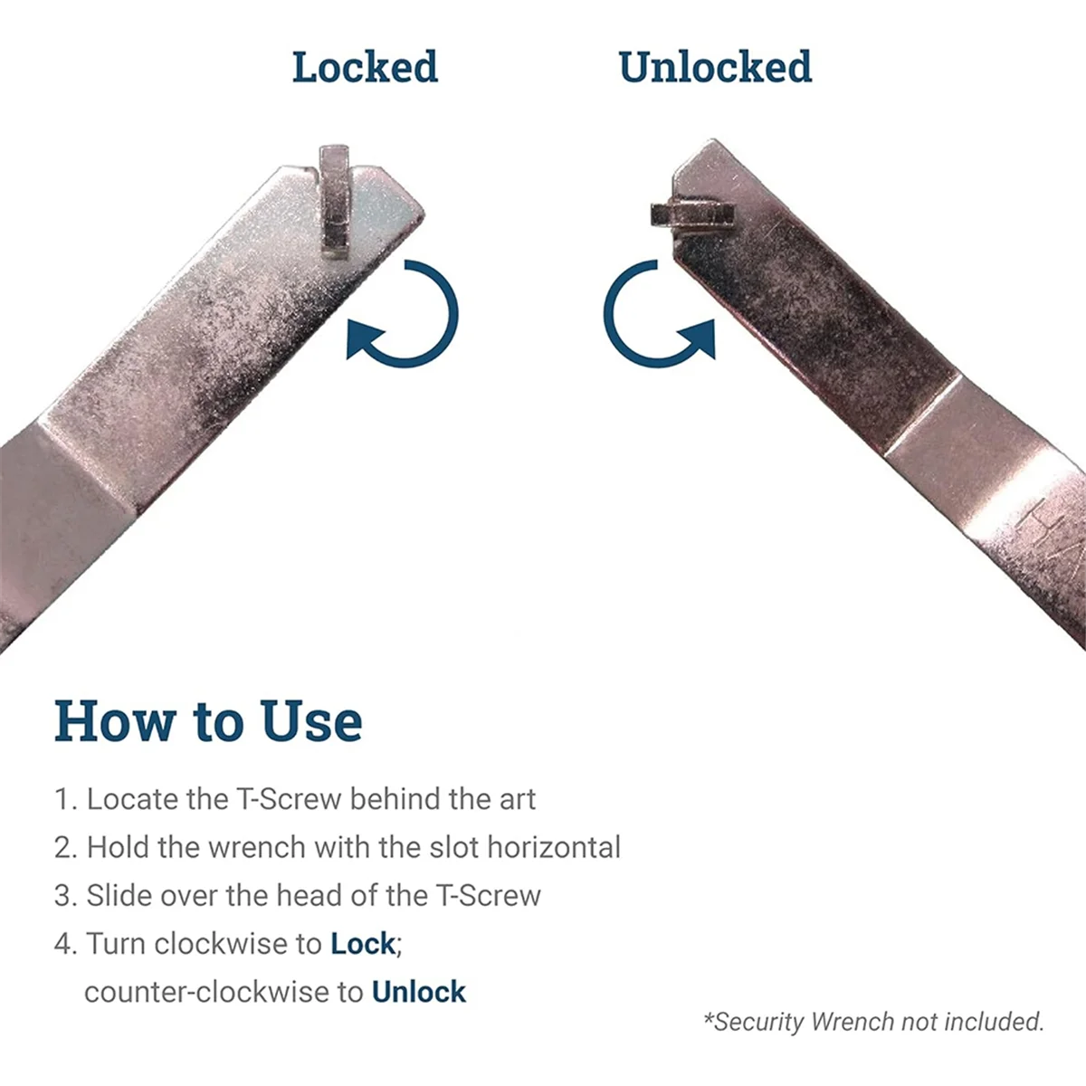 AA98 5PCS Security Picture Wrenches T-Screw Hanger Wrenches for Picture Security Lock Picture Framing Supplies
AA98 5PCS Security Picture Wrenches T-Screw Hanger Wrenches for Picture Security Lock Picture Framing Supplies