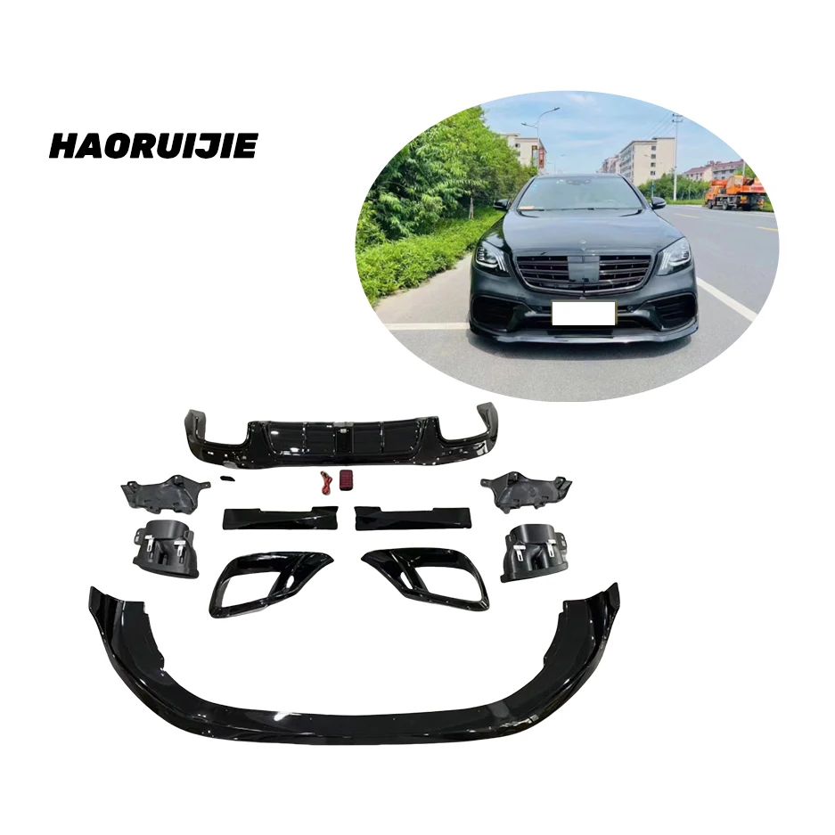 Car Bumpers for Mercedes-Benz S-series W222 Later Upgrade B700 Front Lip and Rear Lip Kit Car Tuning Accessory Facelift Kit
Car Bumpers for Mercedes-Benz S-series W222 Later Upgrade B700 Front Lip and Rear Lip Kit Car Tuning Accessory Facelift Kit