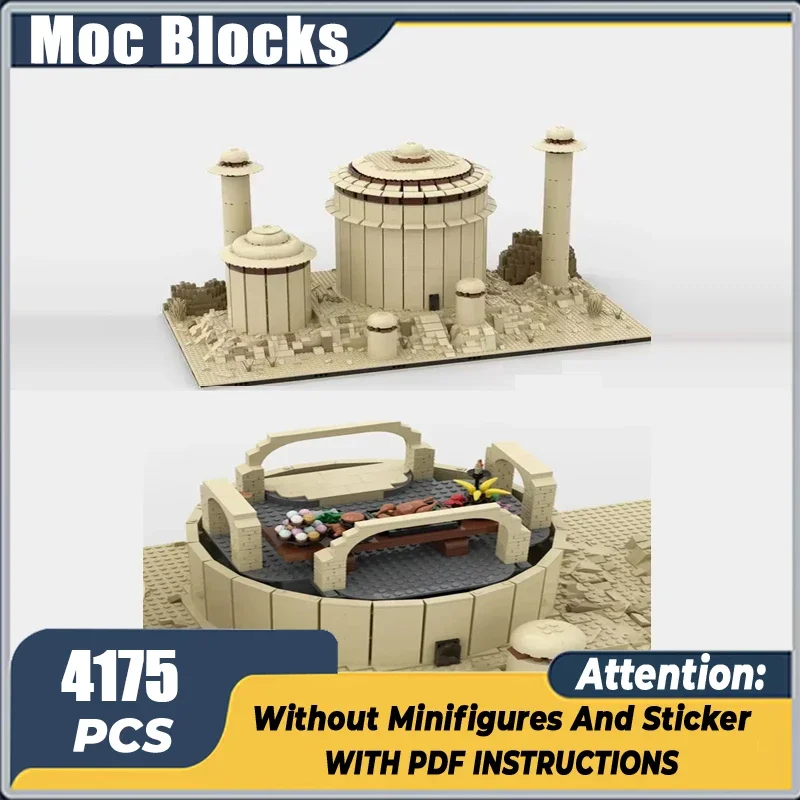 Moc Building Bricks Desert Tattoo Palace Model Building Technology Modular Star Movie Series Blocks Construstion Toy Gifts
Moc Building Bricks Desert Tattoo Palace Model Building Technology Modular Star Movie Series Blocks Construstion Toy Gifts