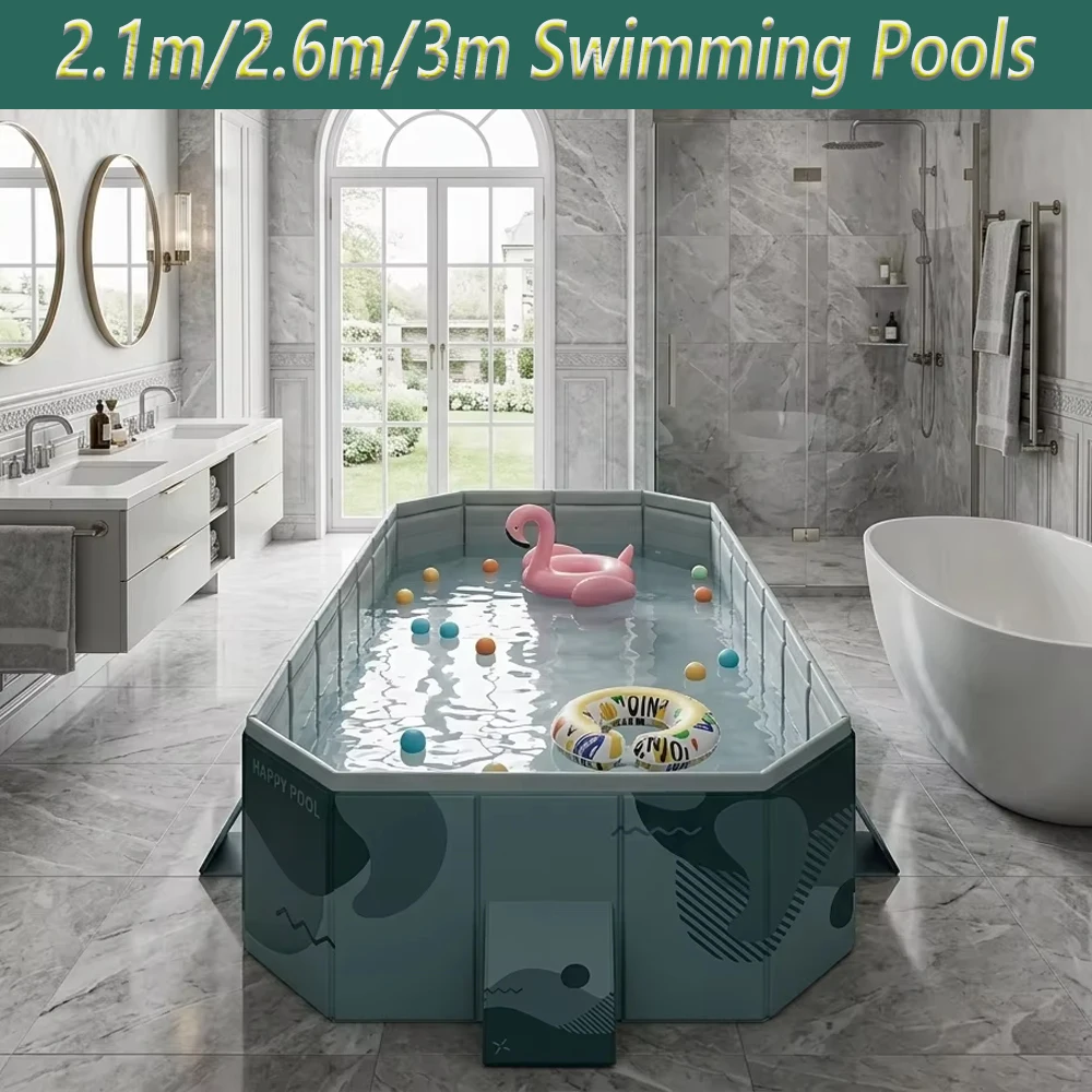 Portable Foldable Non-Inflatable Swimming Pools For Family Outdoor Large Pool Thickened Wear-Resistant Kid Pool 2.1m 2.6m 3m
Portable Foldable Non-Inflatable Swimming Pools For Family Outdoor Large Pool Thickened Wear-Resistant Kid Pool 2.1m 2.6m 3m