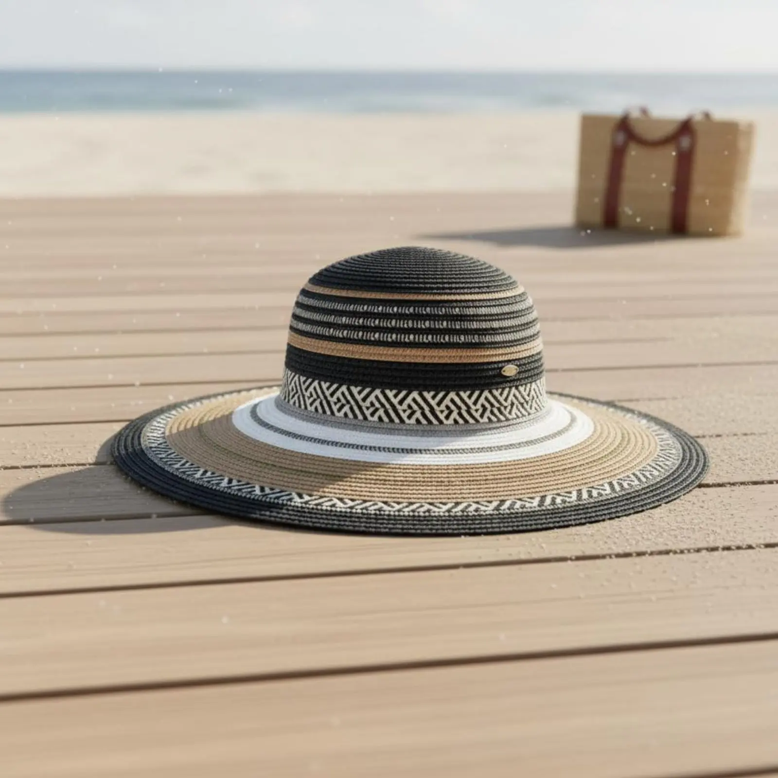Wide Brim Straw Hat Lightweight Fashion Accessory for Outdoor
Wide Brim Straw Hat Lightweight Fashion Accessory for Outdoor